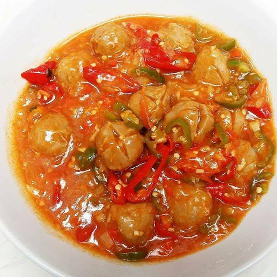 Resep Bakso Asam Pedas
