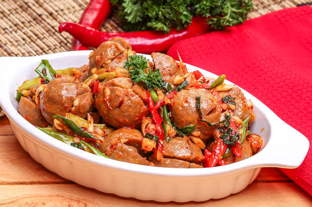 resep rica-rica bakso