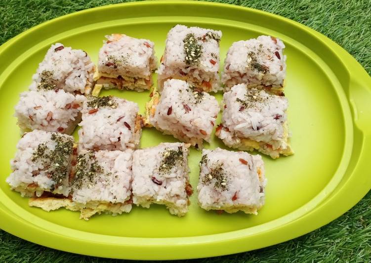 cara membuat sushi tanpa penggulung