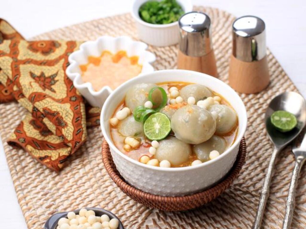 cara buat bakso aci - bakso aci kuah