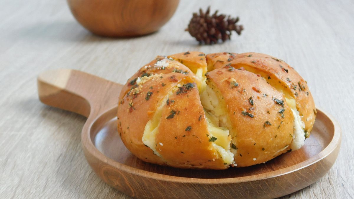 Cara Membuat Korean Garlic Cheese Bread