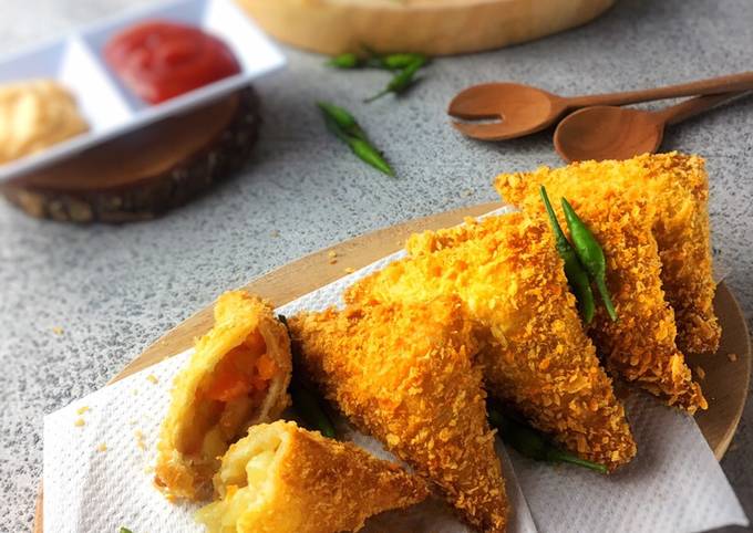 Cara Membuat Roti Tawar Goreng Crispy