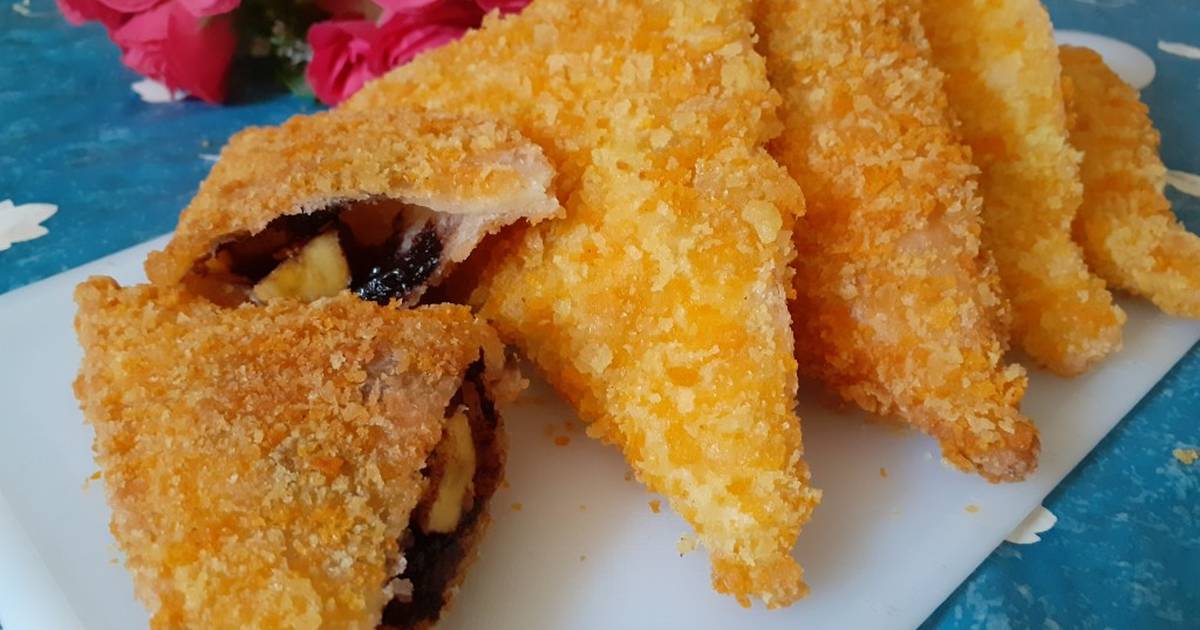 Cara Membuat Roti Tawar Goreng Crispy