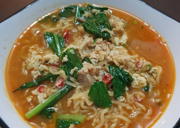 Cara Buat Mie Tek Tek Kuah