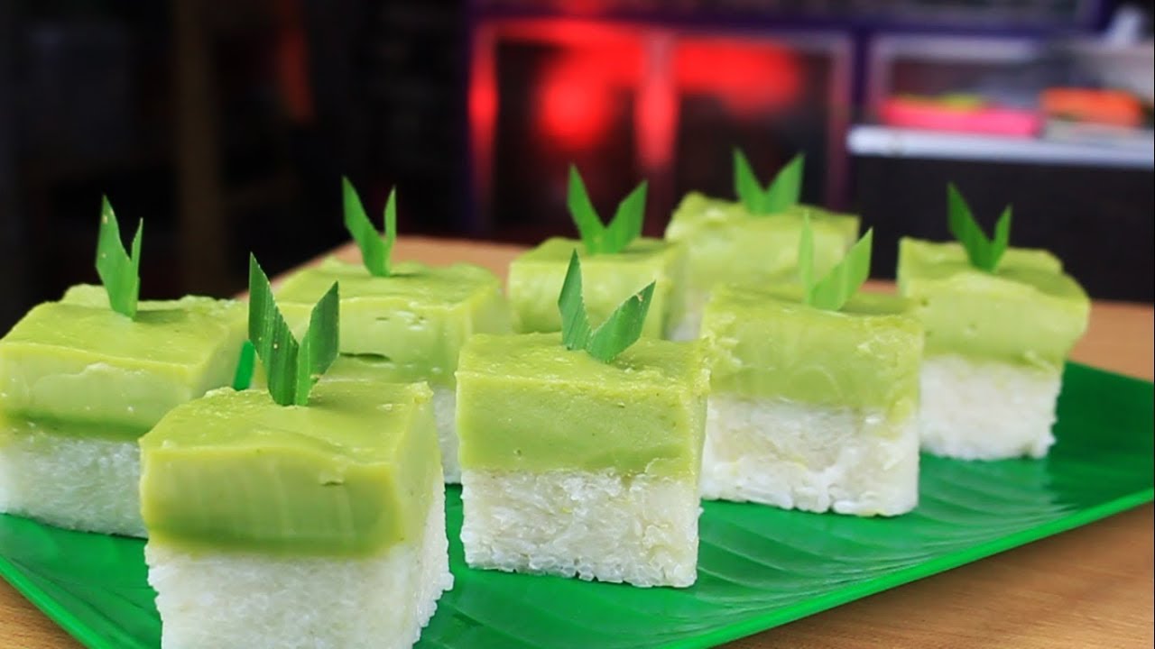 cara membuat ketan srikaya pandan yang manis