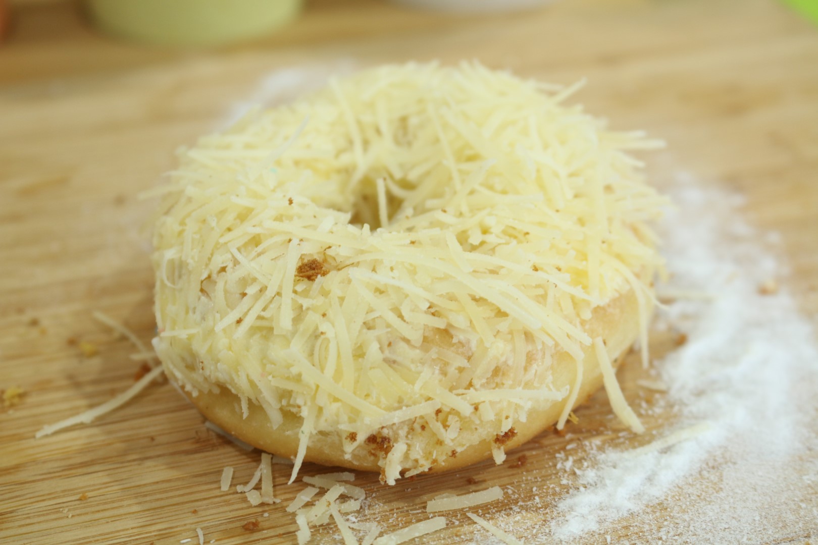 cara membuat donat keju