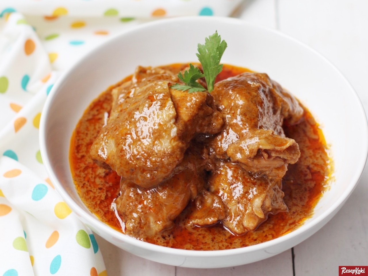 membuat rendang daging ayam