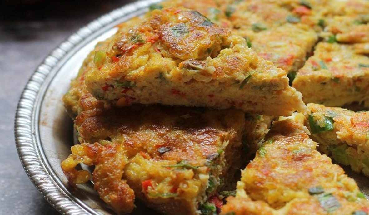 Telur dadar tebal