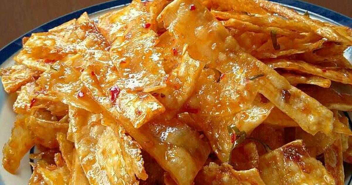 Cara Buat Keripik Ubi Pedas Ala Rumahan Yang Enak