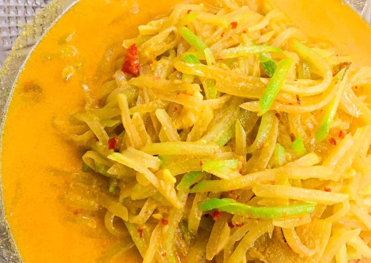 Cara Membuat Sayur Lontong Labu Siam Enak Lezat
