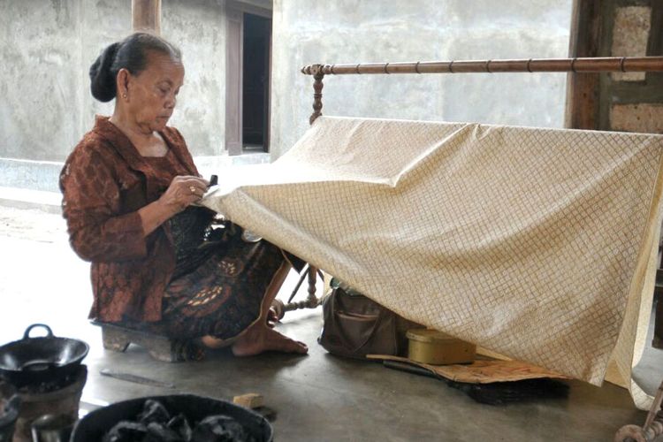 cara membuat batik ecoprint