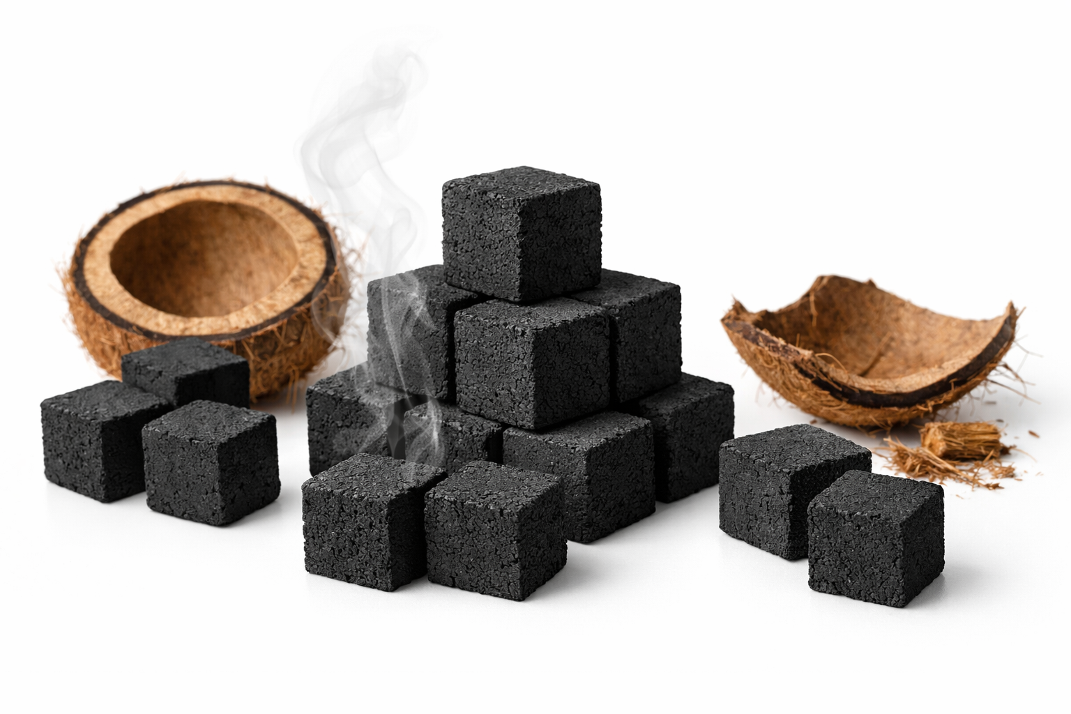 cube shape hookah charcoal