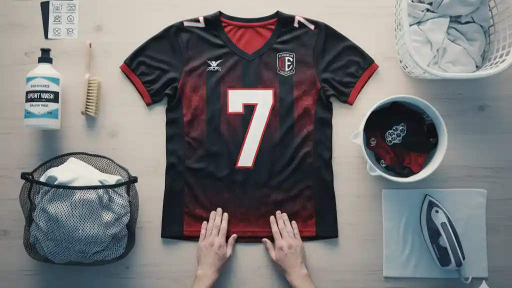 cara mencuci jersey printing benar