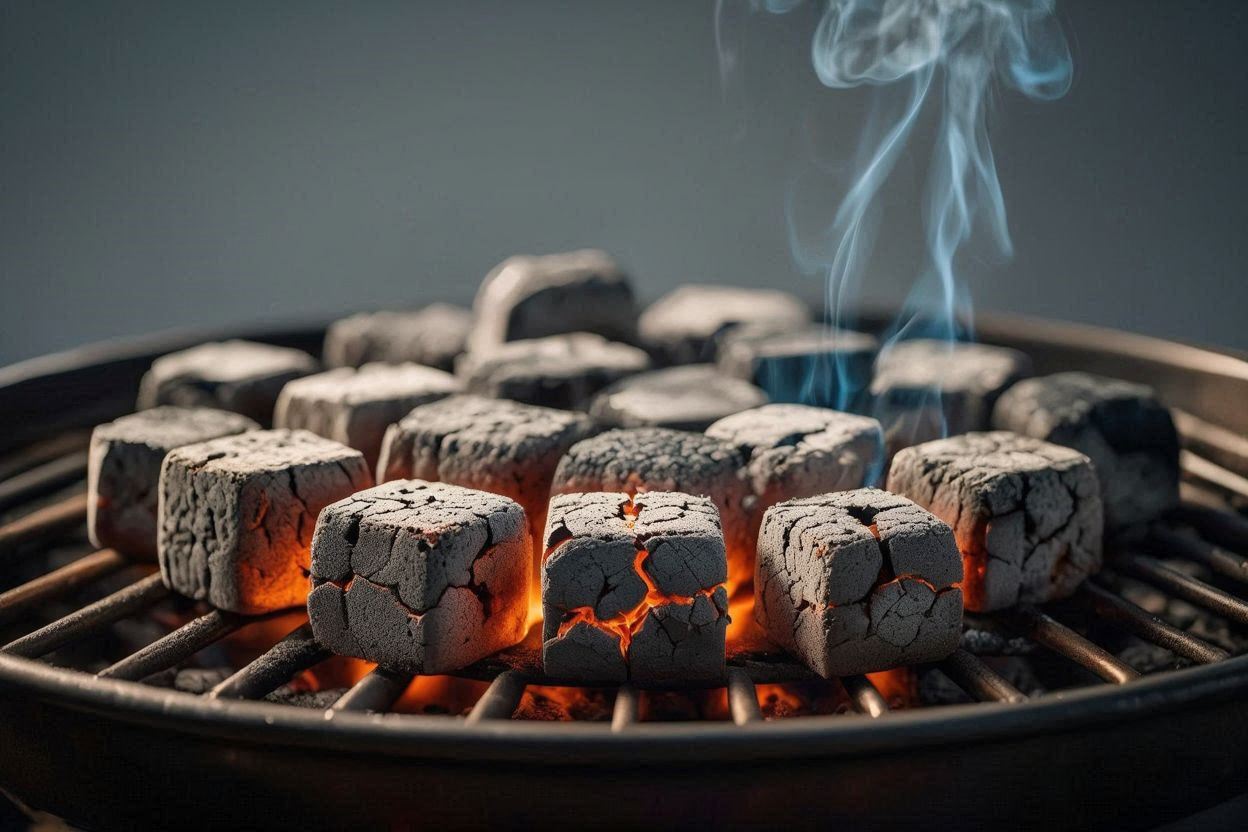 how to start charcoal briquettes safely