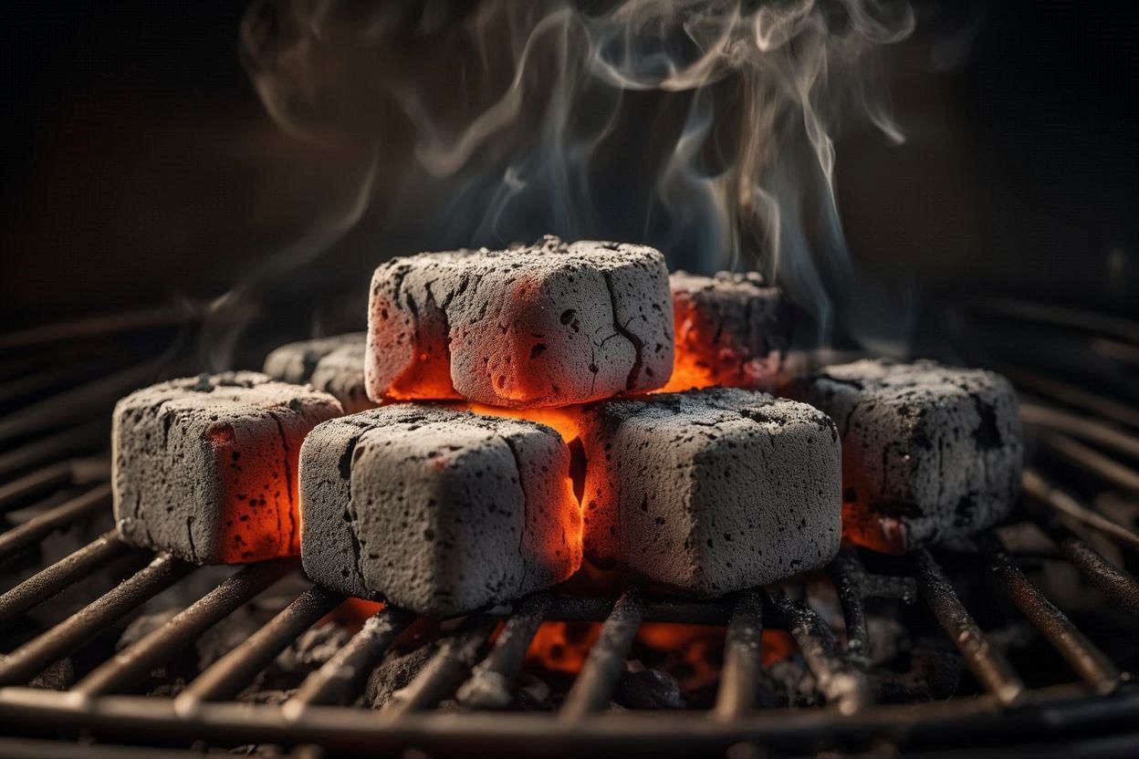 safe way to ignite charcoal briquettes