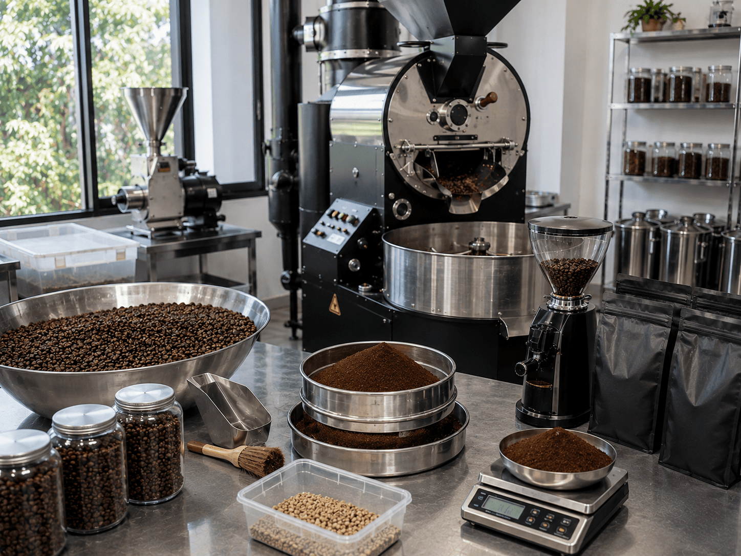 cara menghasilkan bubuk kopi halus