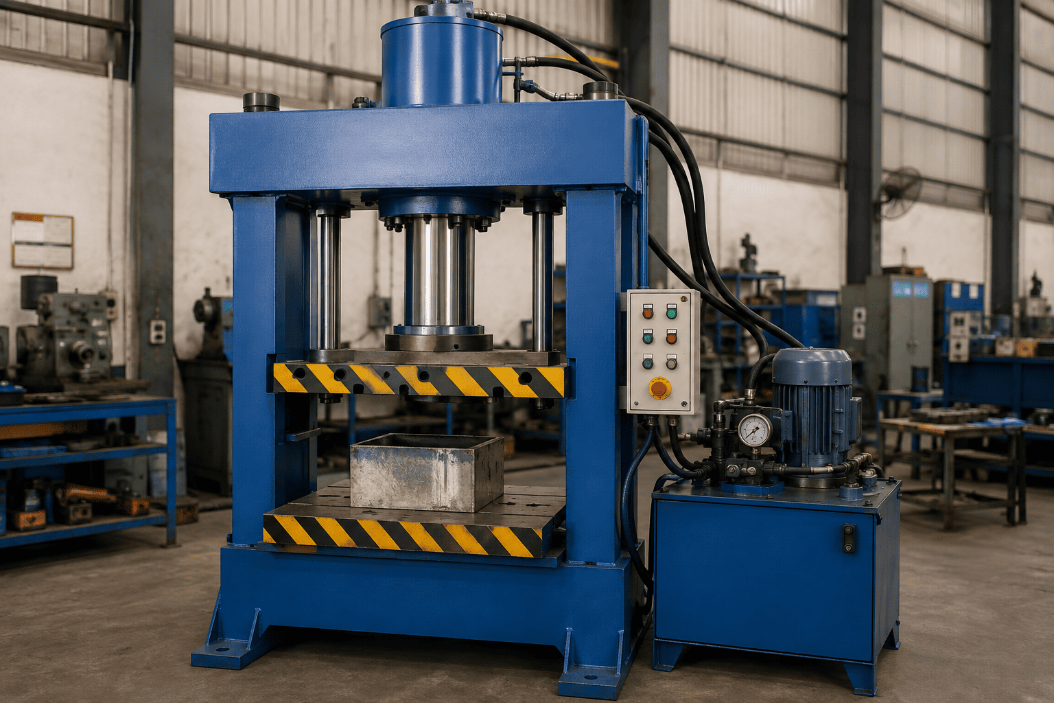 perawatan rutin mesin press hidrolik